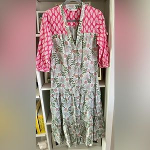 Zara MIDI, size S. Block Print.